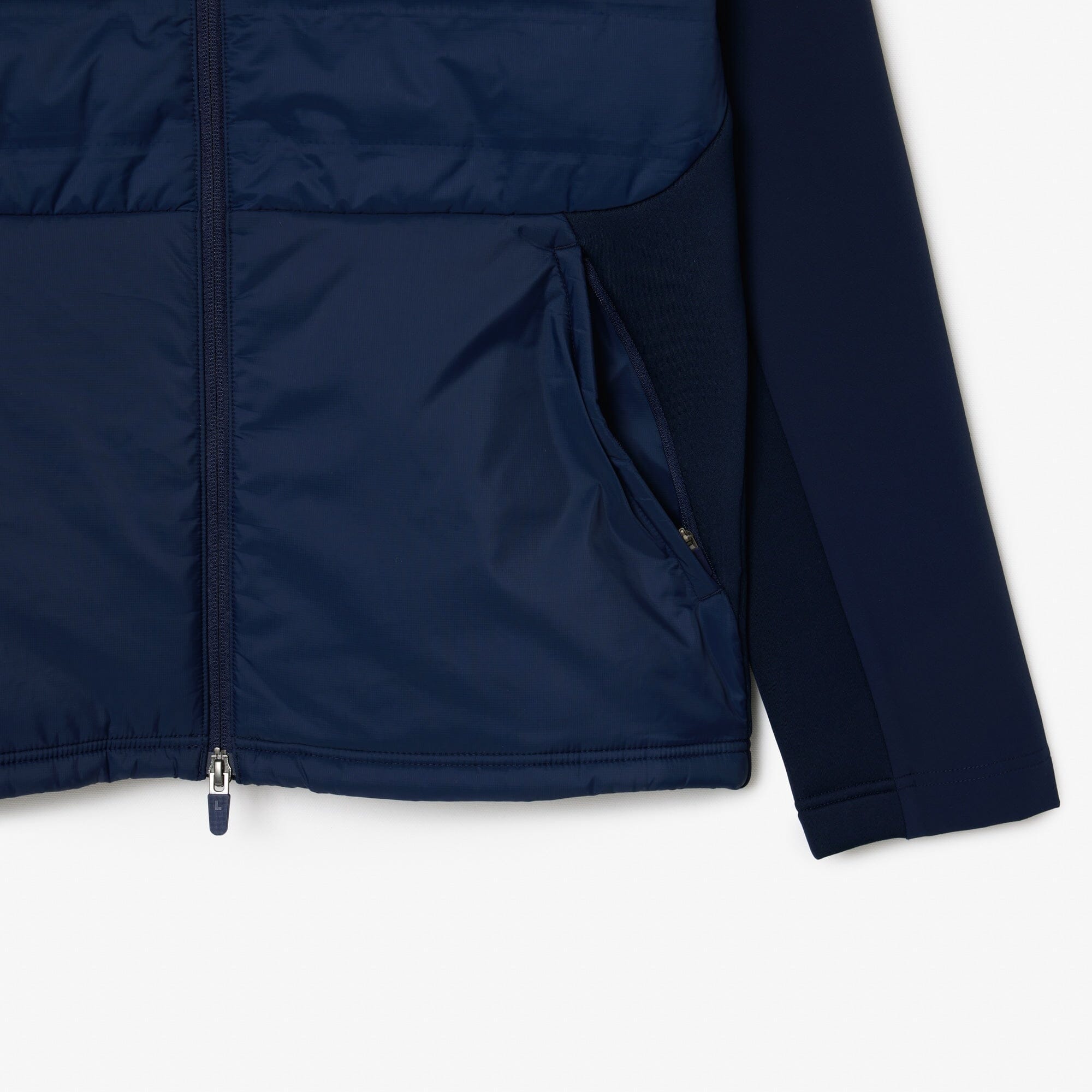 Lacoste Veste matelassé de golf col montant Bleu Marine