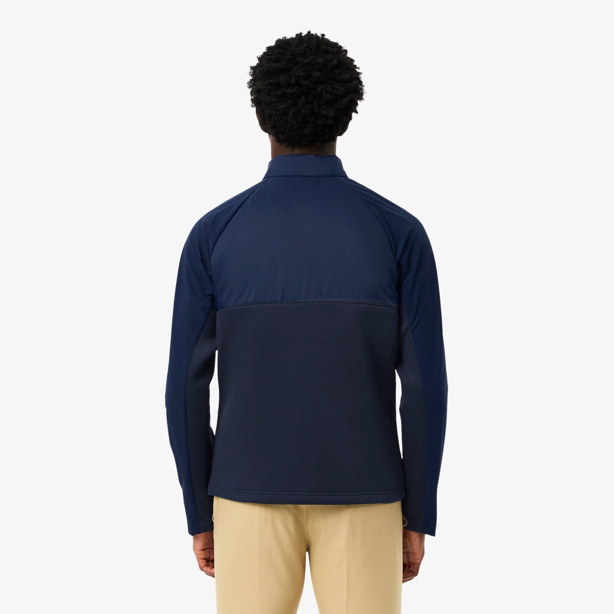 Lacoste Veste matelassé de golf col montant Bleu Marine