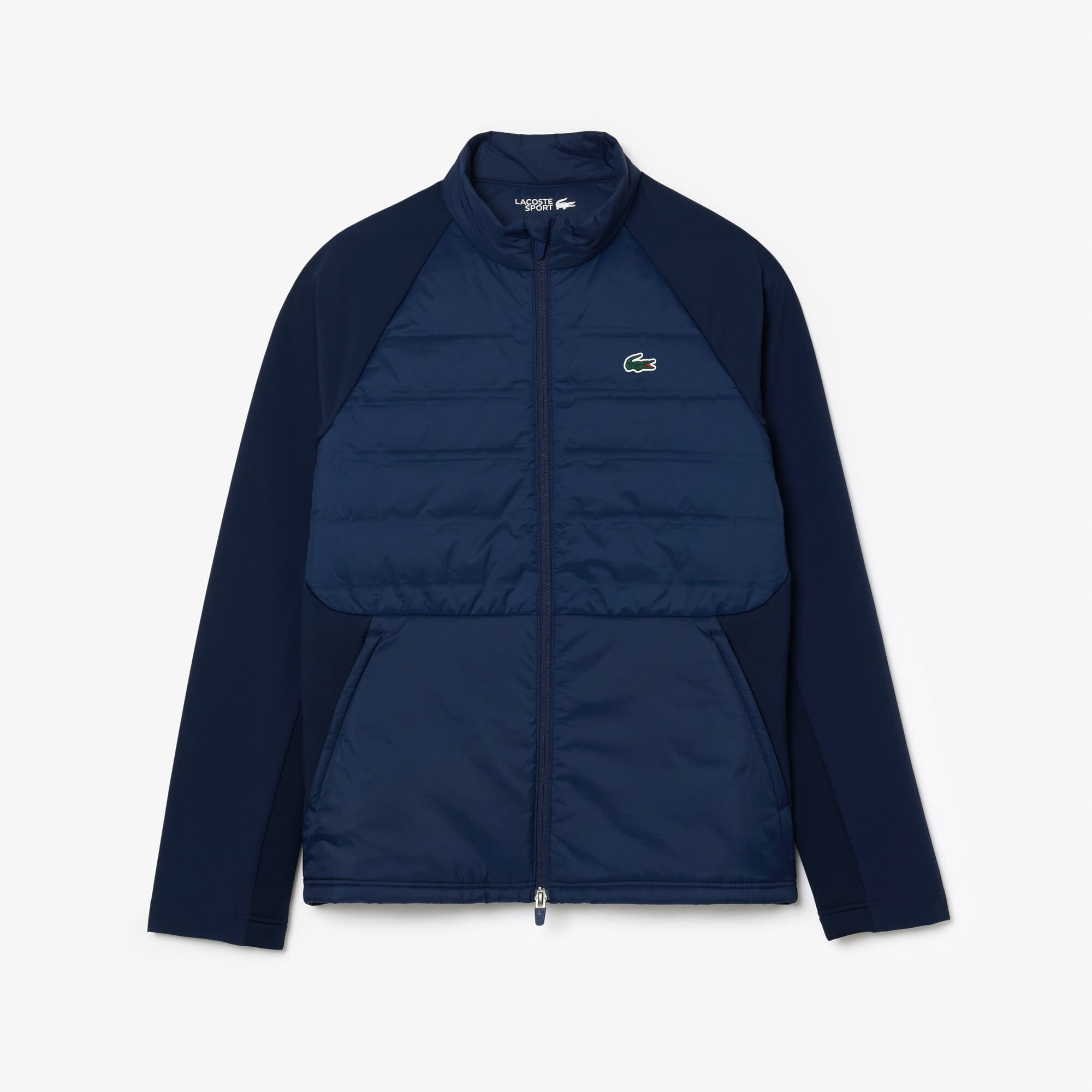 Lacoste Veste matelassé de golf col montant Bleu Marine