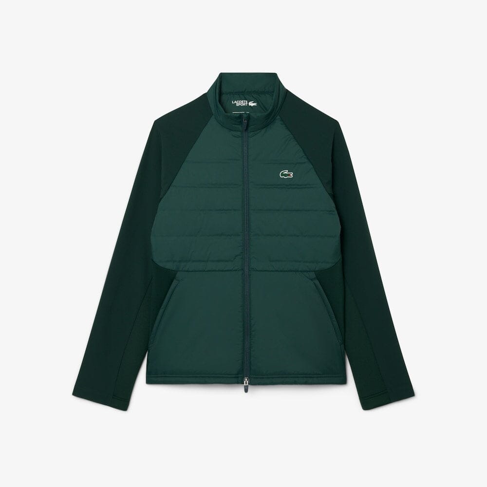 Lacoste Veste matelassé de golf col montant Vert Sinople