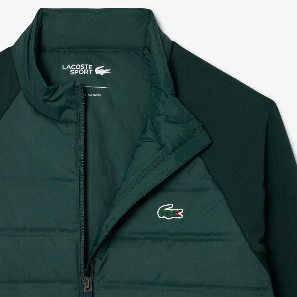 Lacoste Veste matelassé de golf col montant Vert Sinople