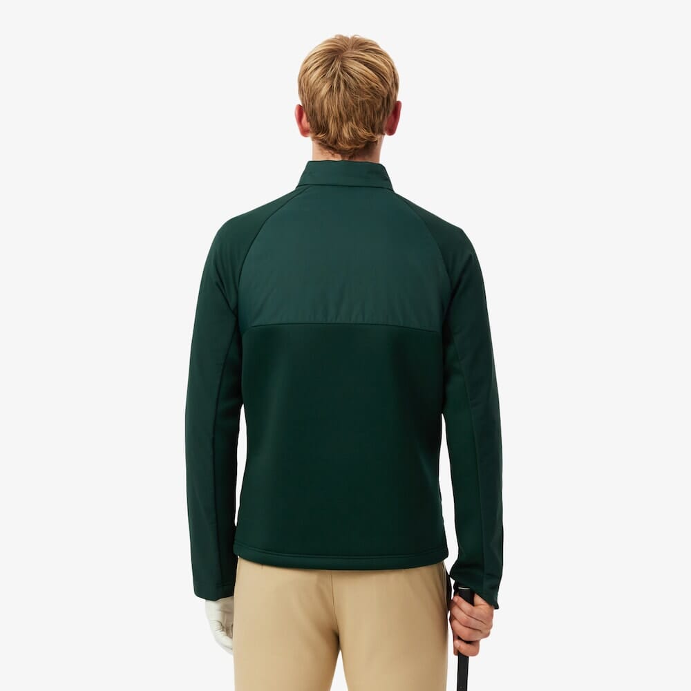 Lacoste Veste matelassé de golf col montant Vert Sinople