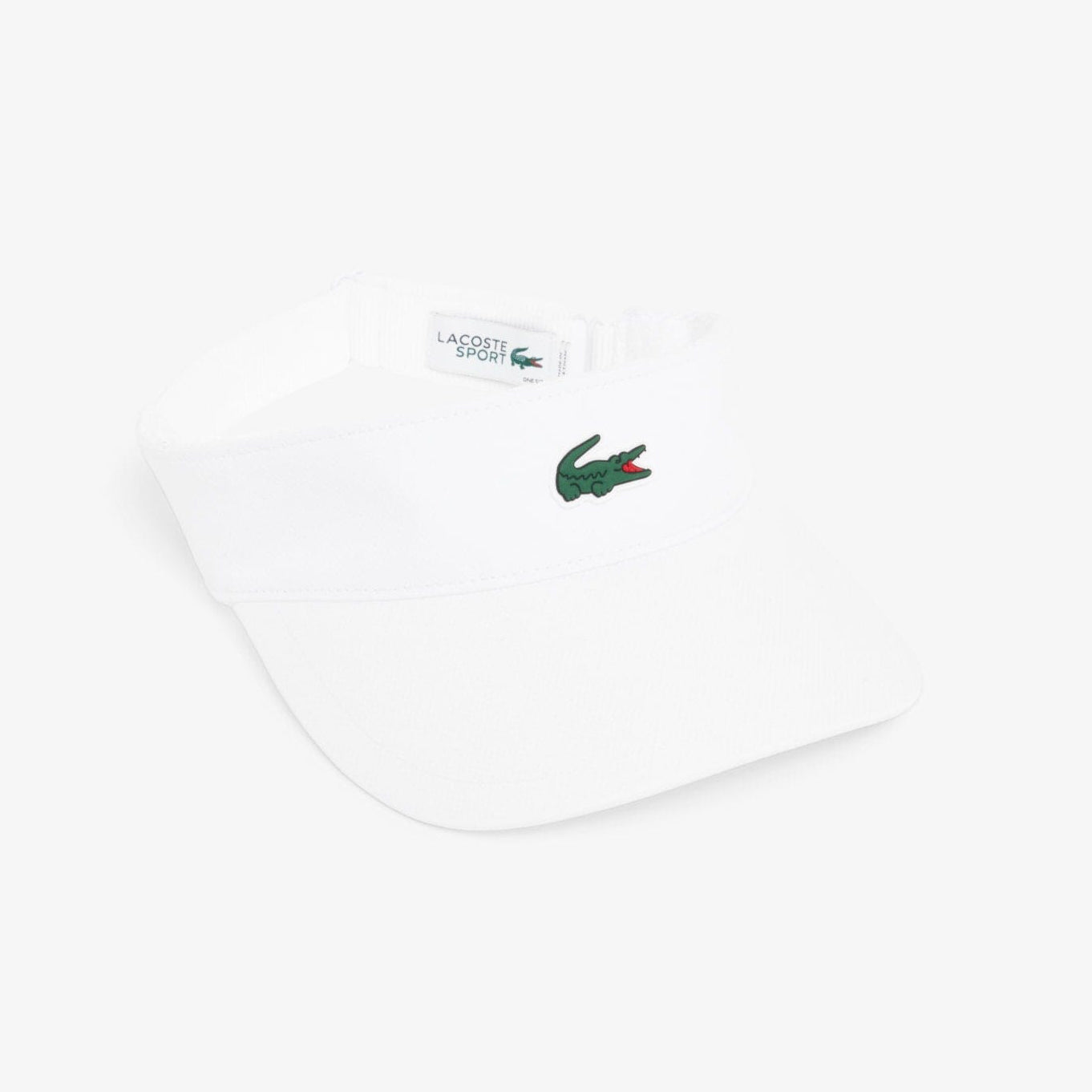 Lacoste Visière Sport taffetas diamanté Blanche