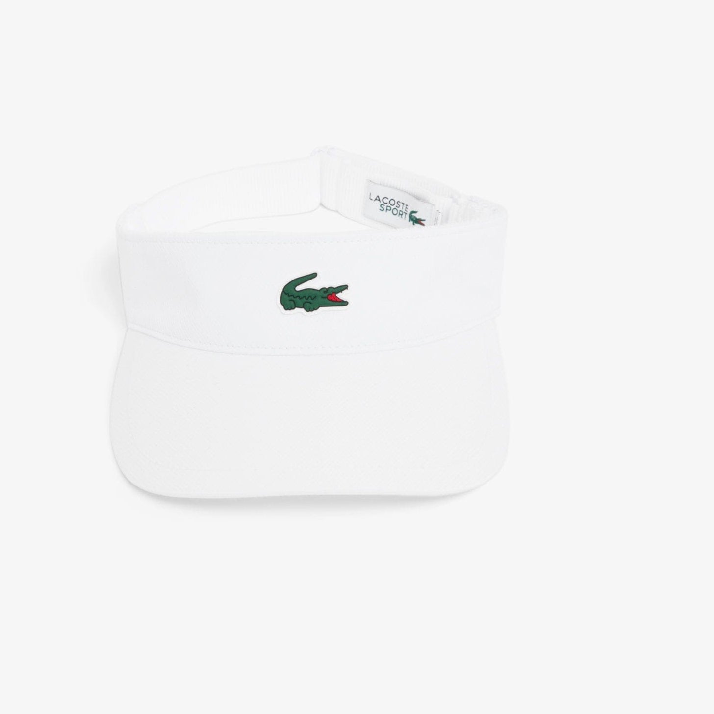 Lacoste Visière Sport taffetas diamanté Blanche