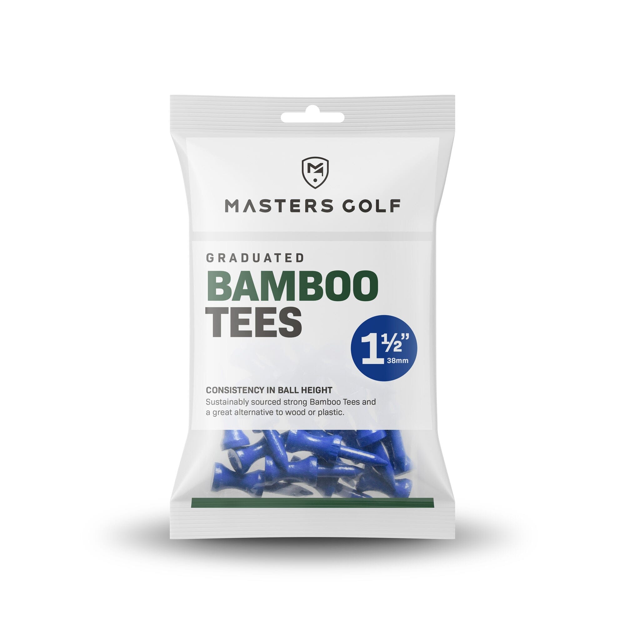 Masters Bamboo Tees à étage 38mm