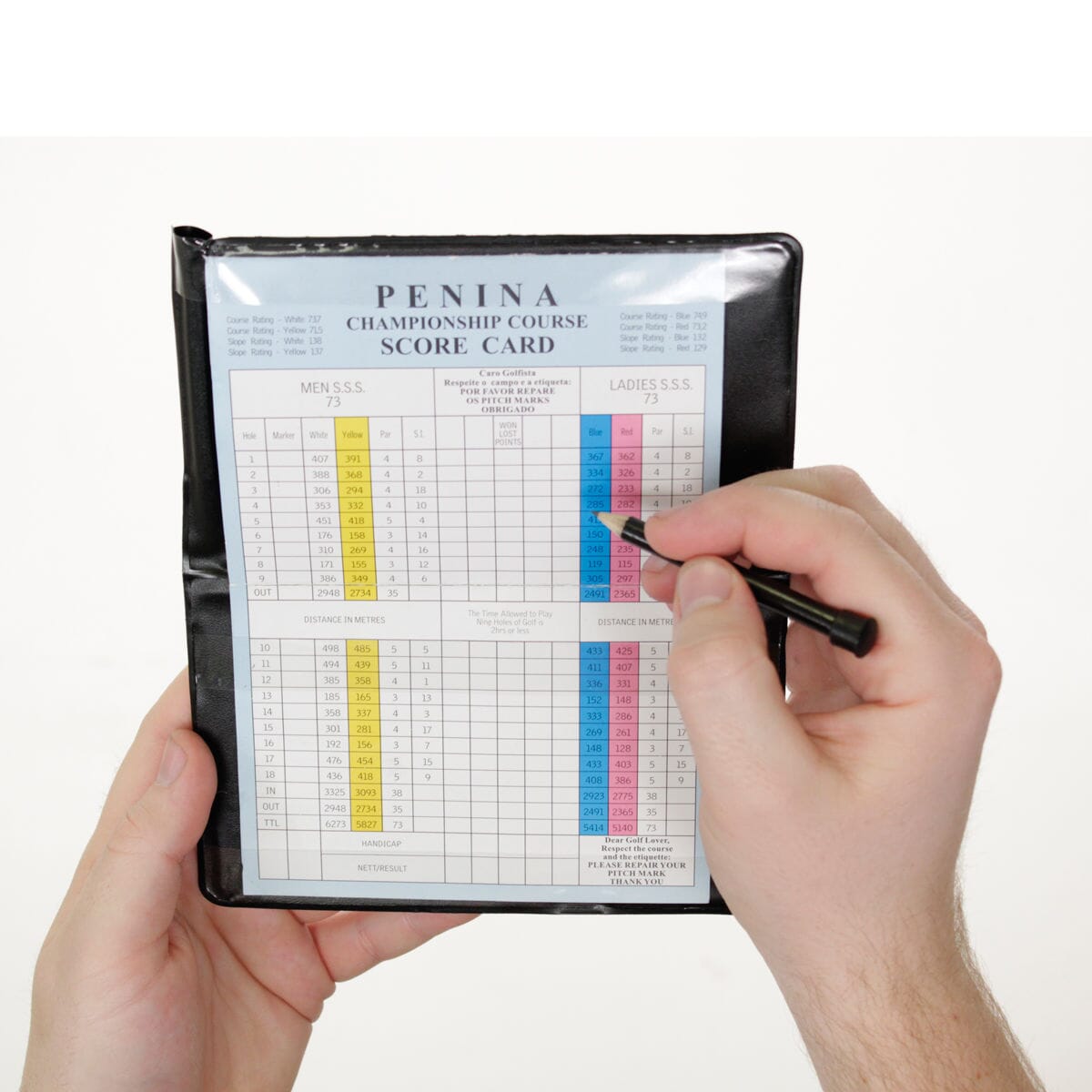 Masters Étui de carte de score Deluxe