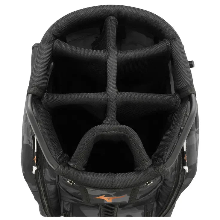 Mizuno BR-D3 Cart Bag Black Camo Copper – Sac Chariot Spacieux & Léger