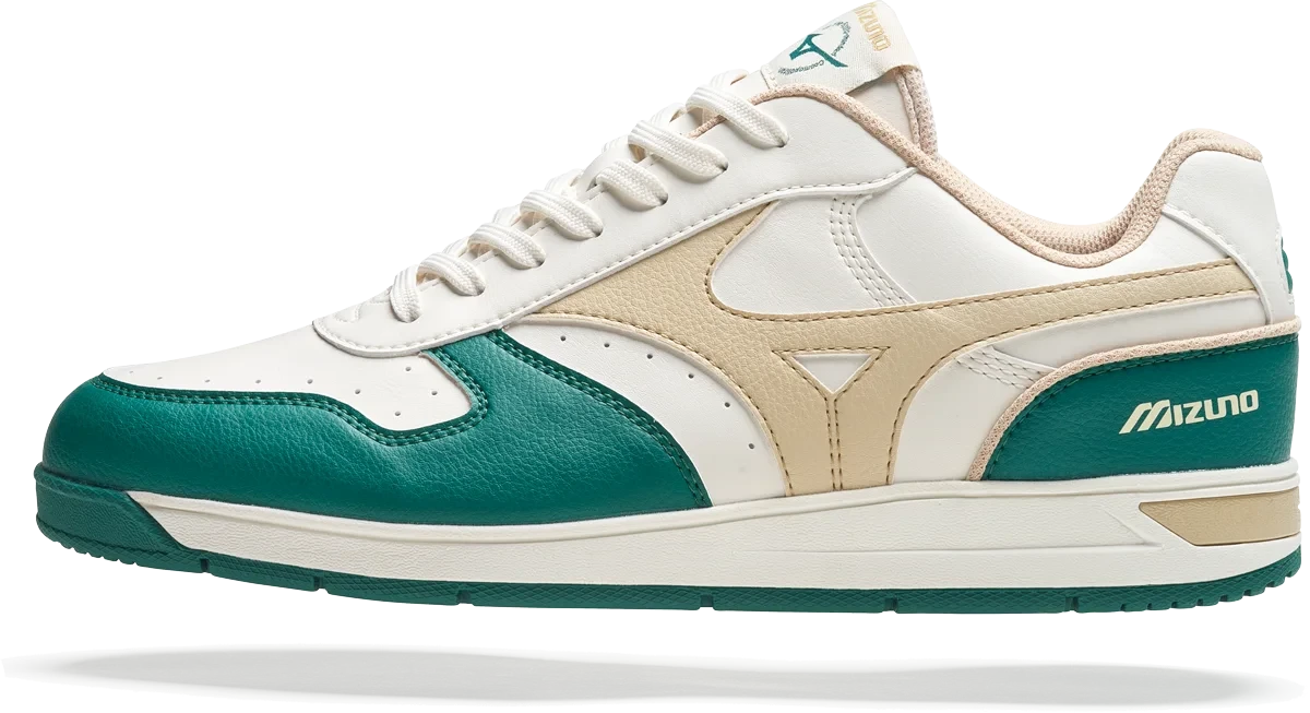 Mizuno Chaussures de golf City Wind GS Alpine Green/Pale Khaki/Snow White