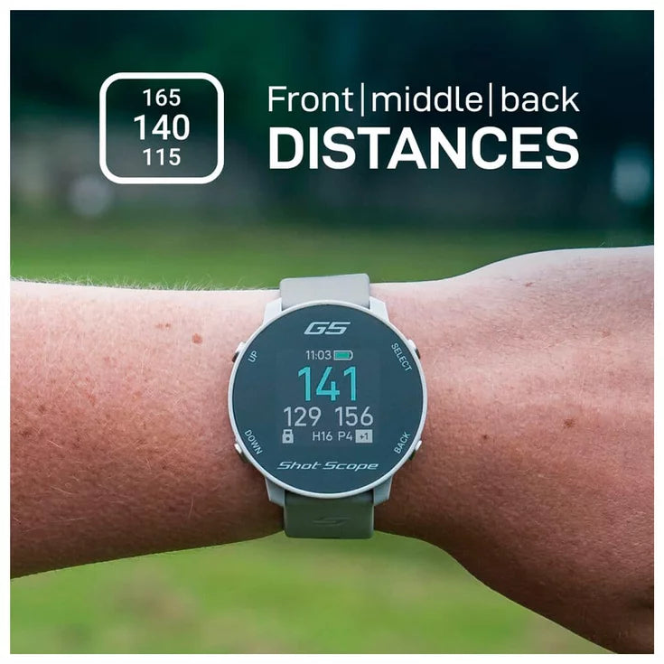 Montre Shot Scope G5 GPS Grise