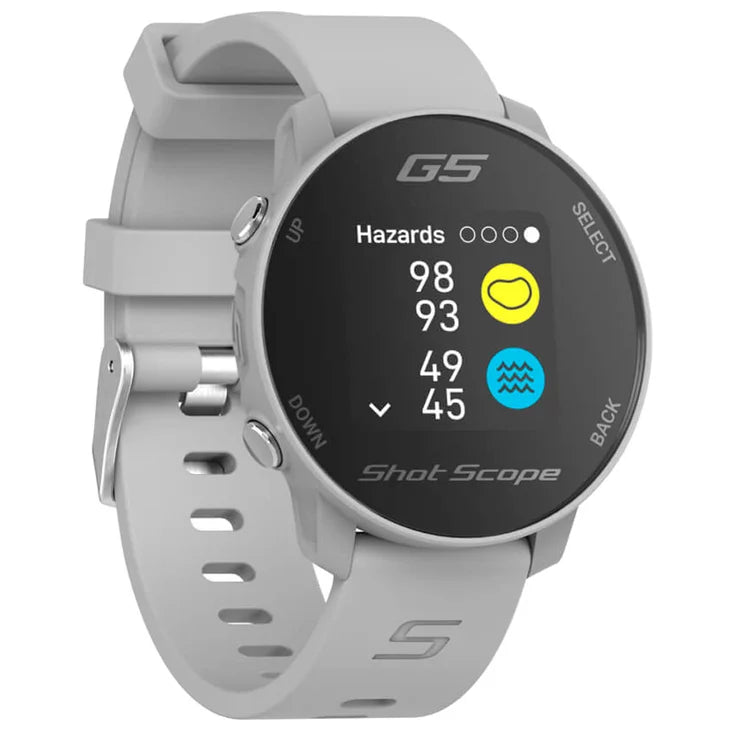 Montre Shot Scope G5 GPS Grise