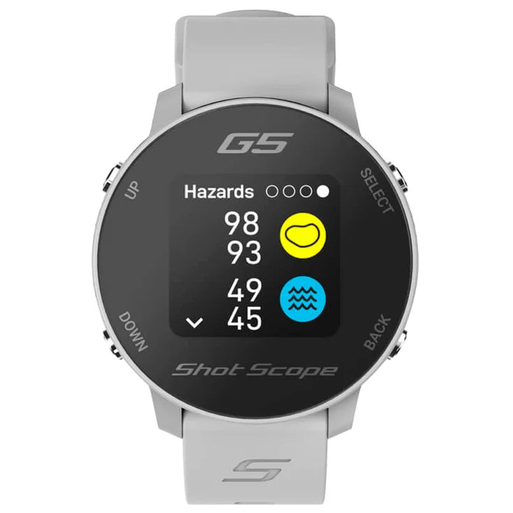 Montre Shot Scope G5 GPS Grise