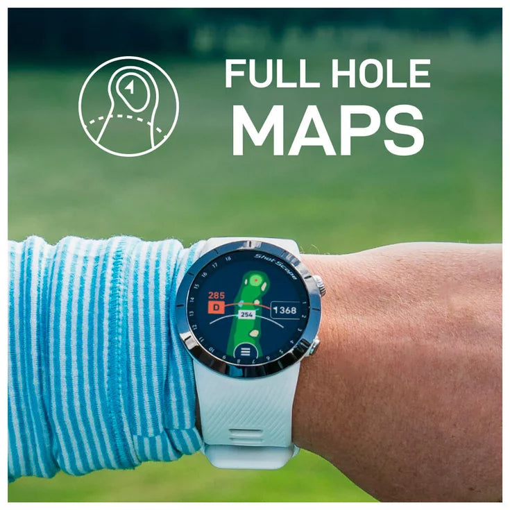 Montre Shot Scope X5 GPS Blanche