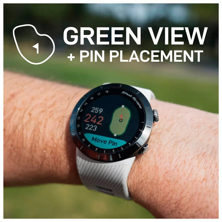 Montre Shot Scope X5 GPS Blanche