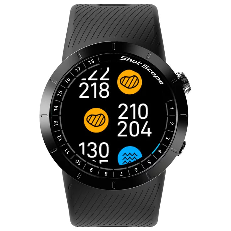 Montre Shot Scope X5 GPS Noire