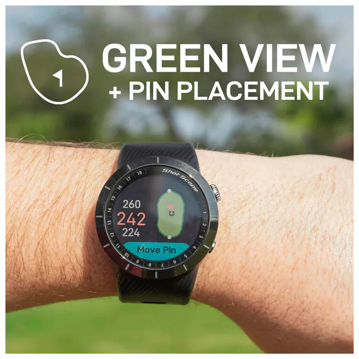 Montre Shot Scope X5 GPS Noire
