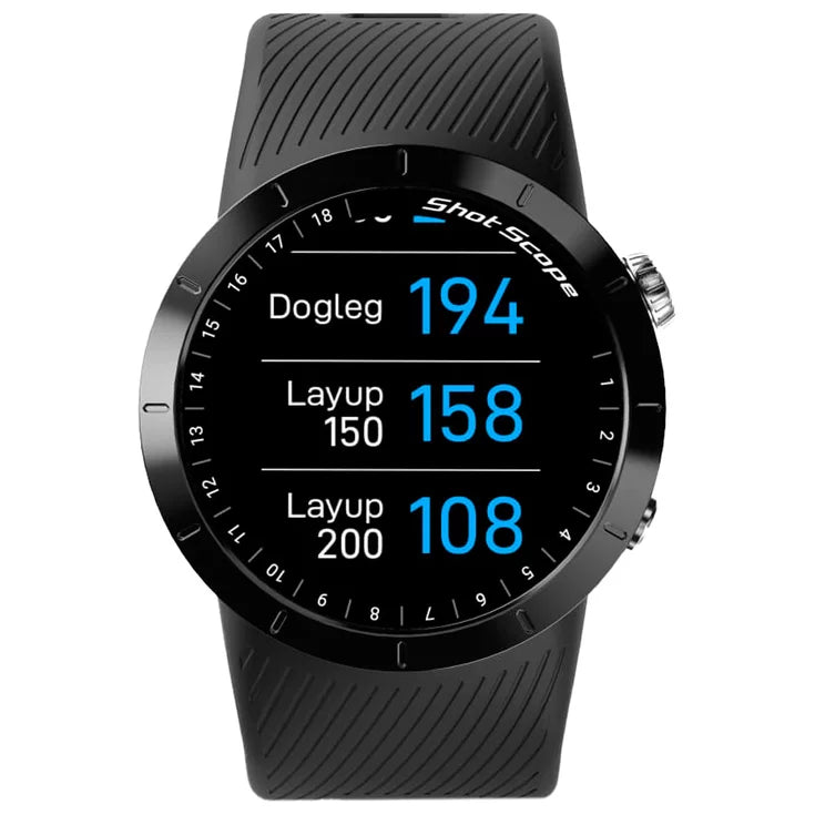 Montre Shot Scope X5 GPS Noire