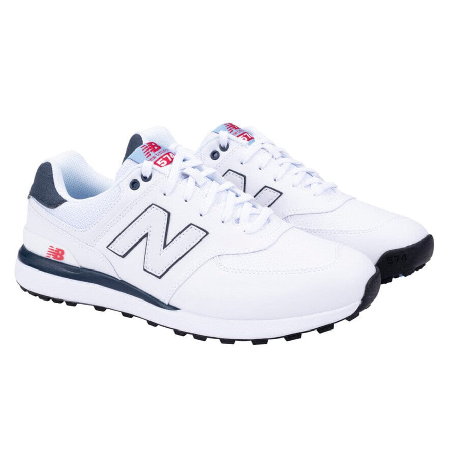 New Balance Chaussure 574 Greens V2 Blanche Bleu
