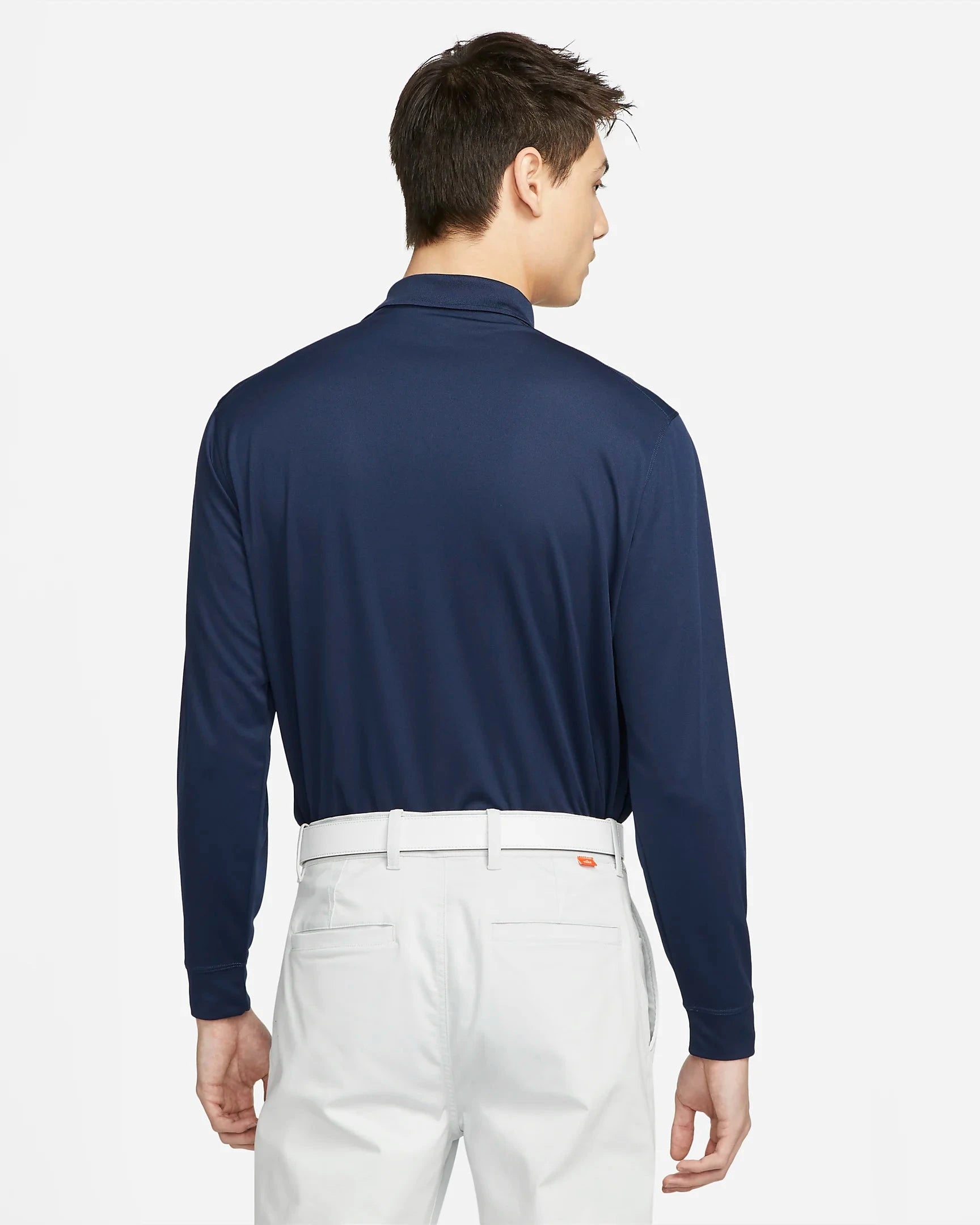 Nike Polo Homme manche longue Bleu