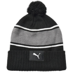 Puma Bonnet Sport Pom Beanie Noir Gris et Blanc