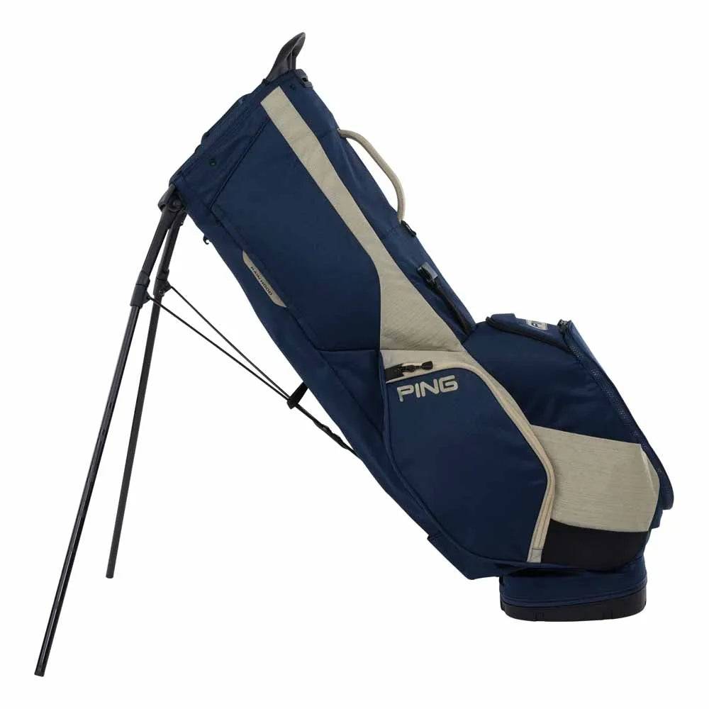 Ping sac trépied de golf Hoofer Bleu Marine Sable - GolfCenter.fr
