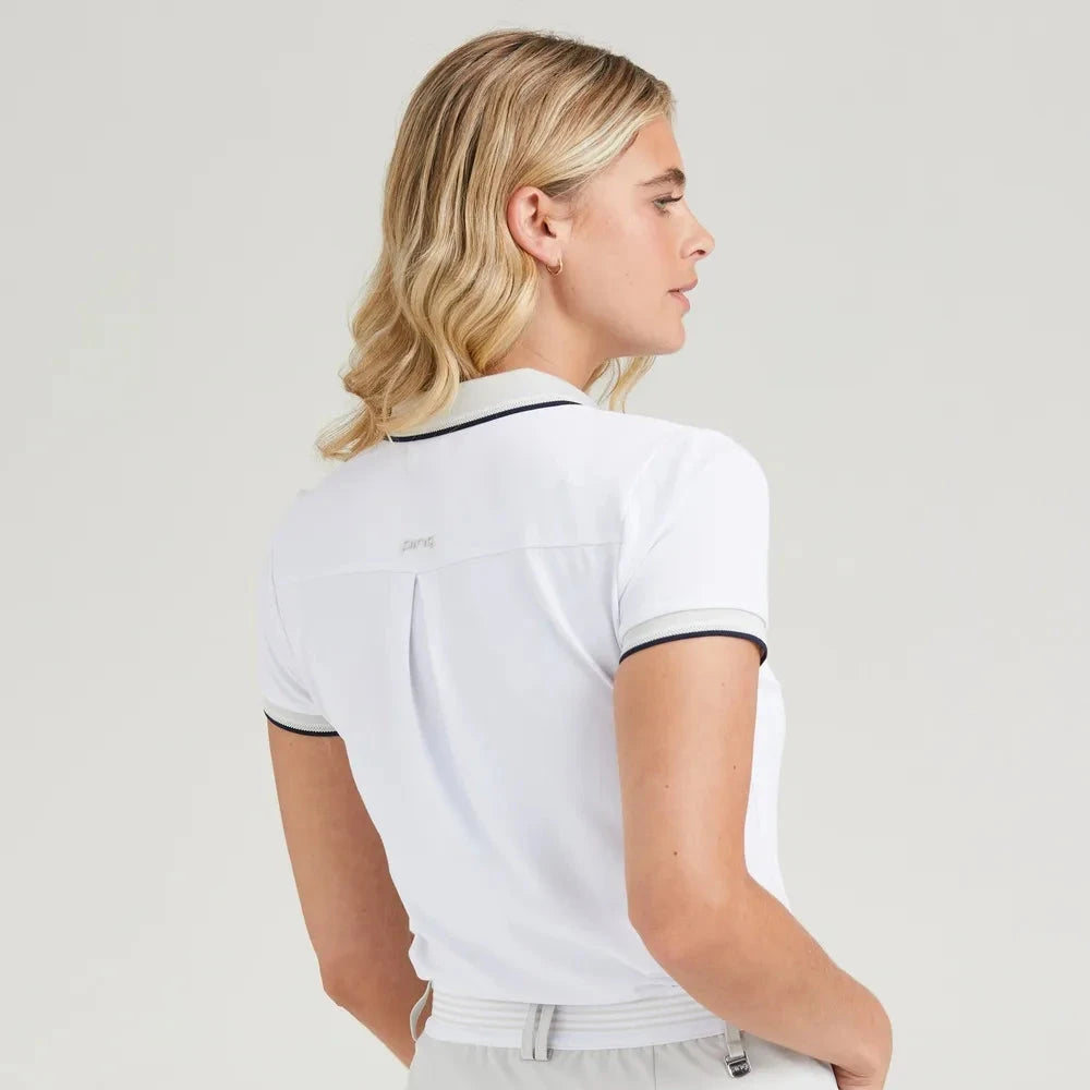Ping Polo Femme Viviana blanc Pebble