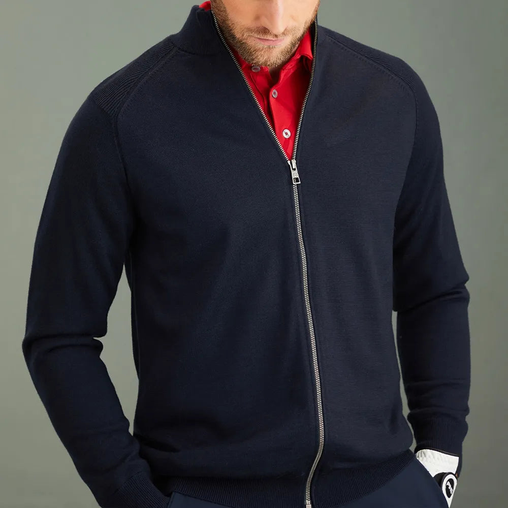 PING Pull sweat 1/2 Zip lined Murphy Navy