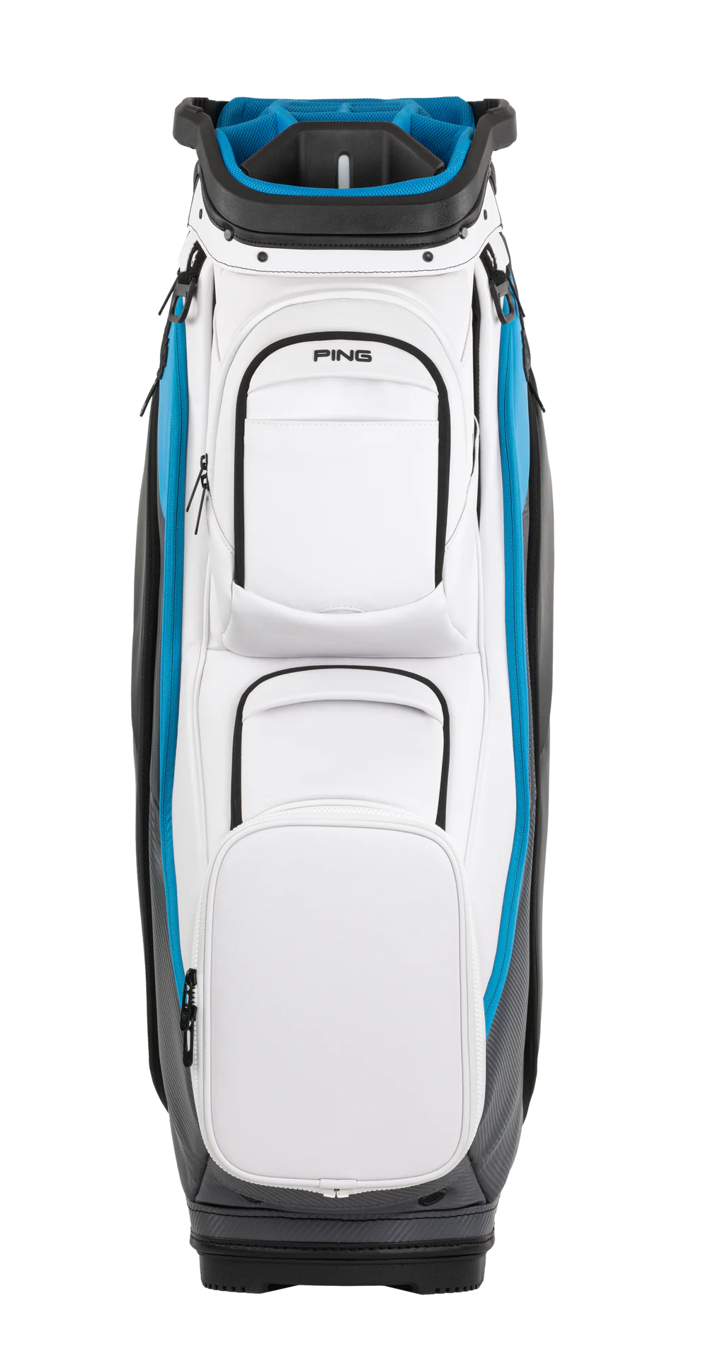 Ping Sac chariot DLX 244 Double Strap Blanc Gris Bleu