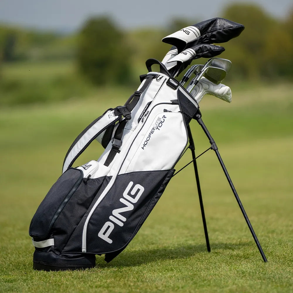 Ping Sac de golf Hoofer Lite Tour Black & White