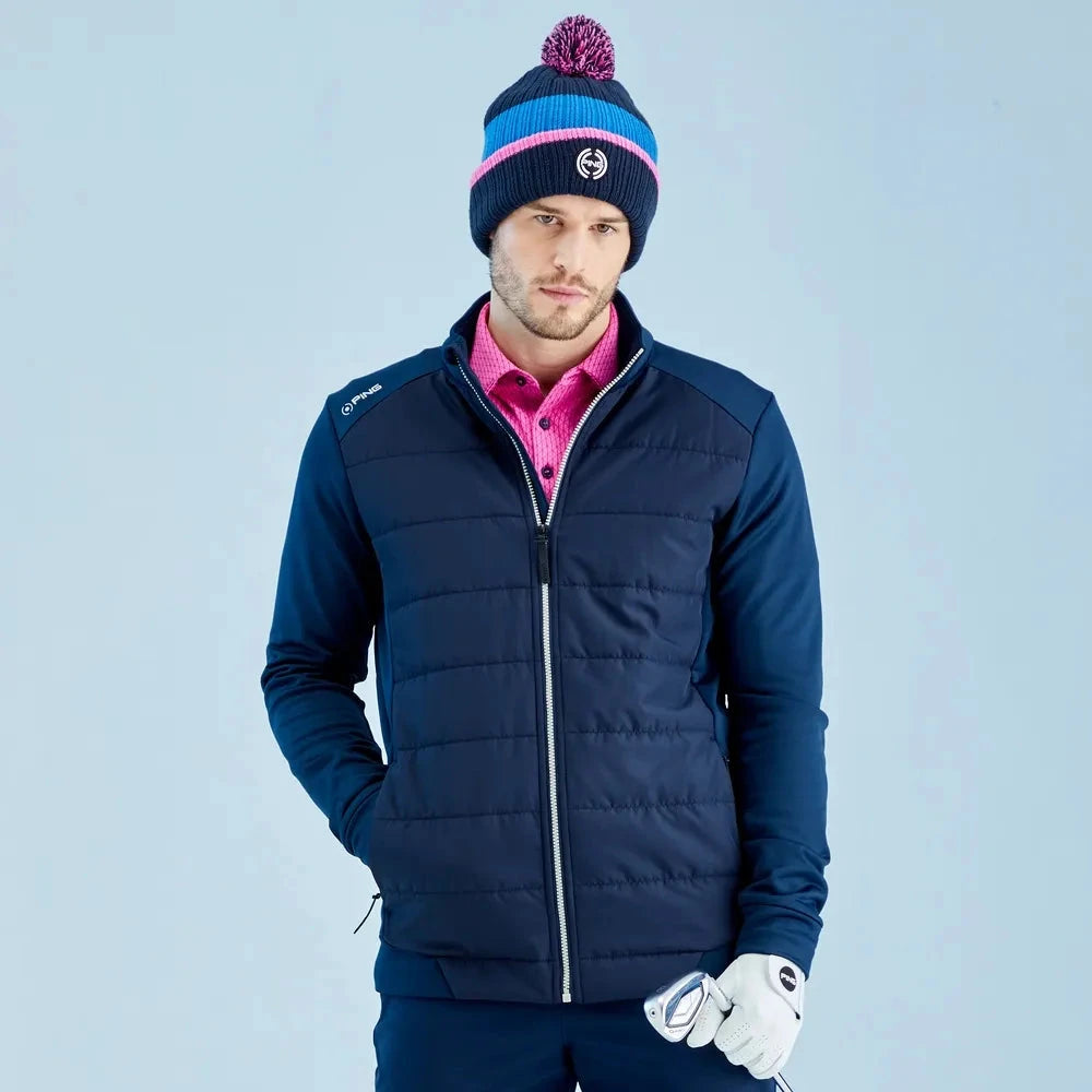 Ping Veste Aiden hybride Fleece Navy