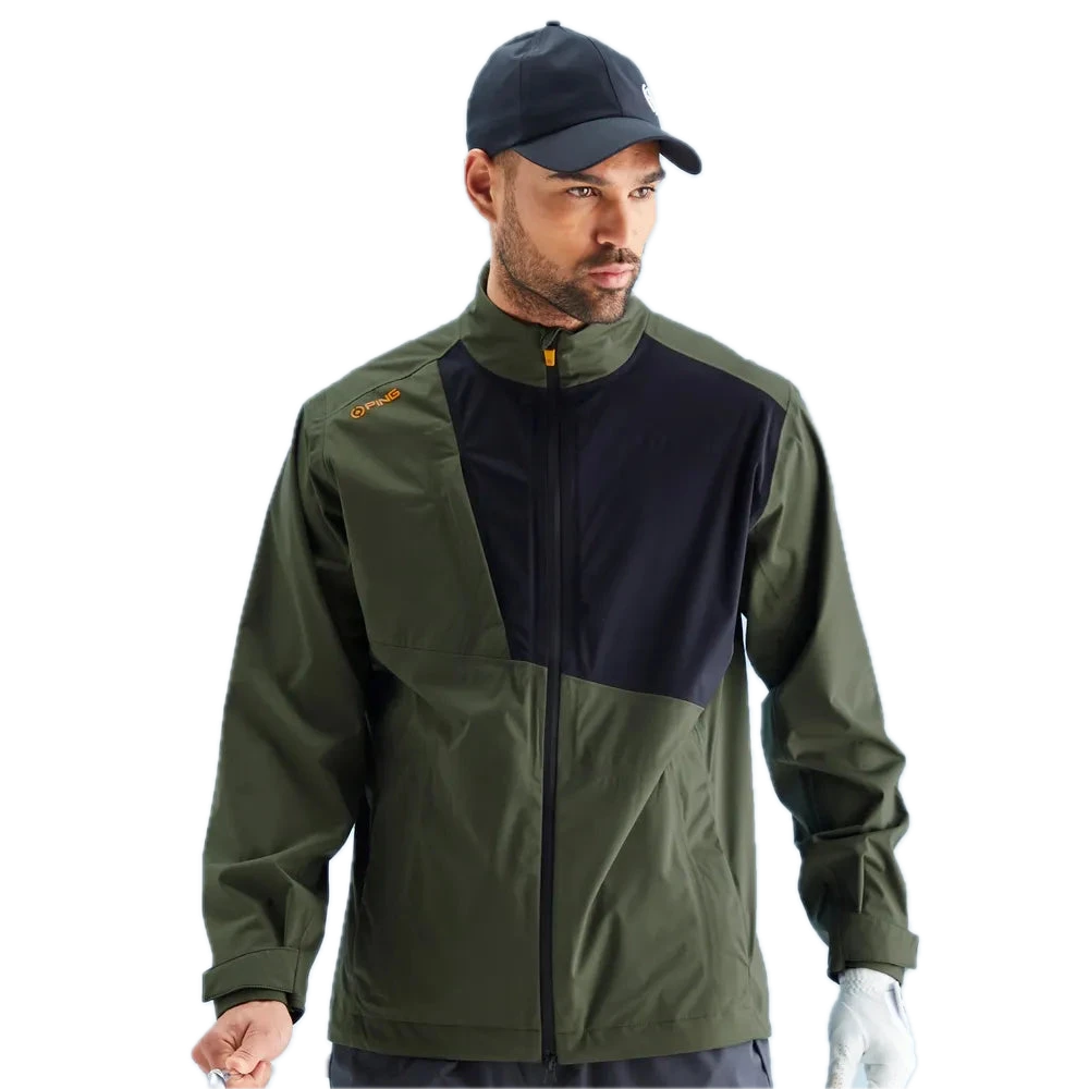 Ping veste de pluie Impervious Dark Olive Black - GolfCenter.fr