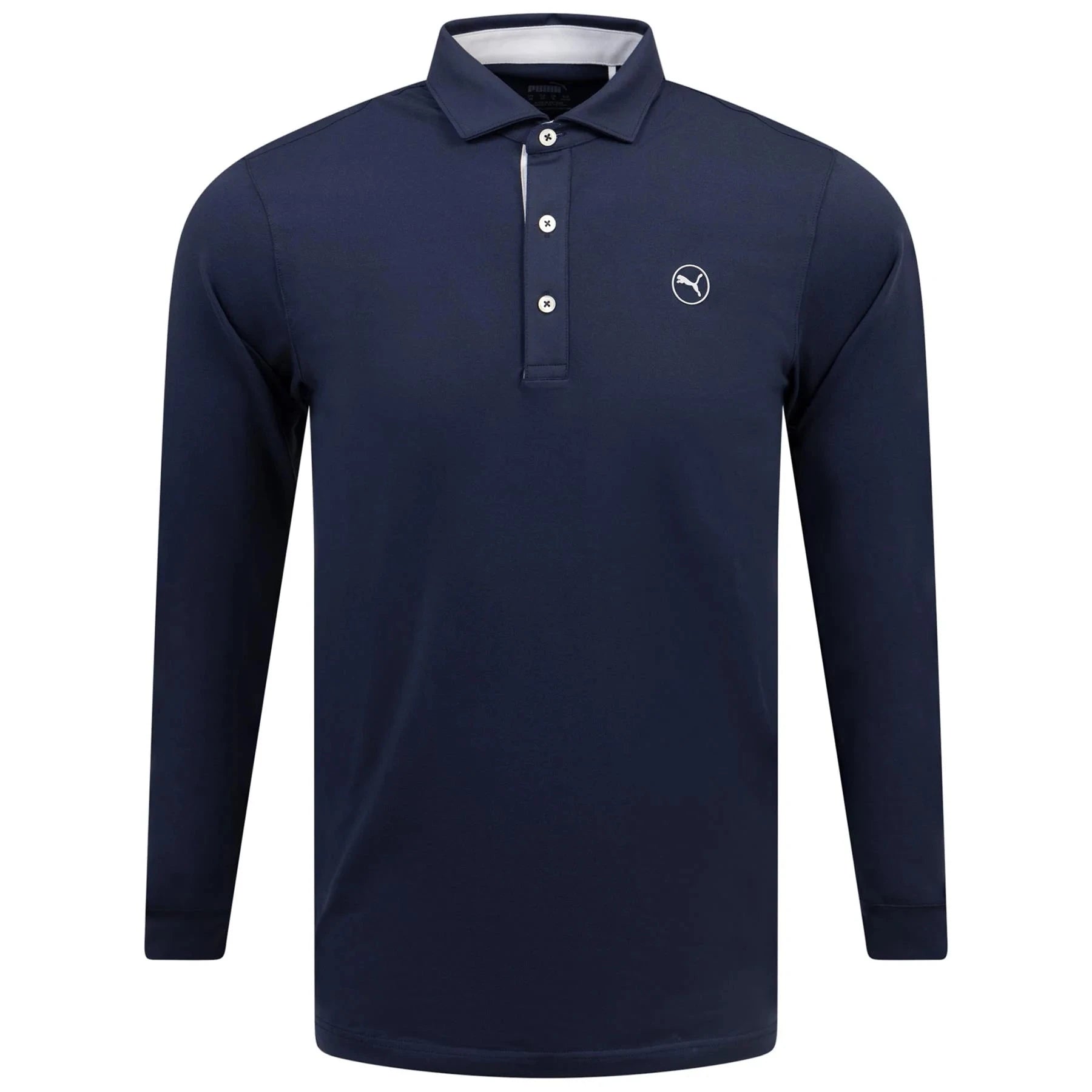 Polo manches longues PUMA Cloudspun Deep Navy