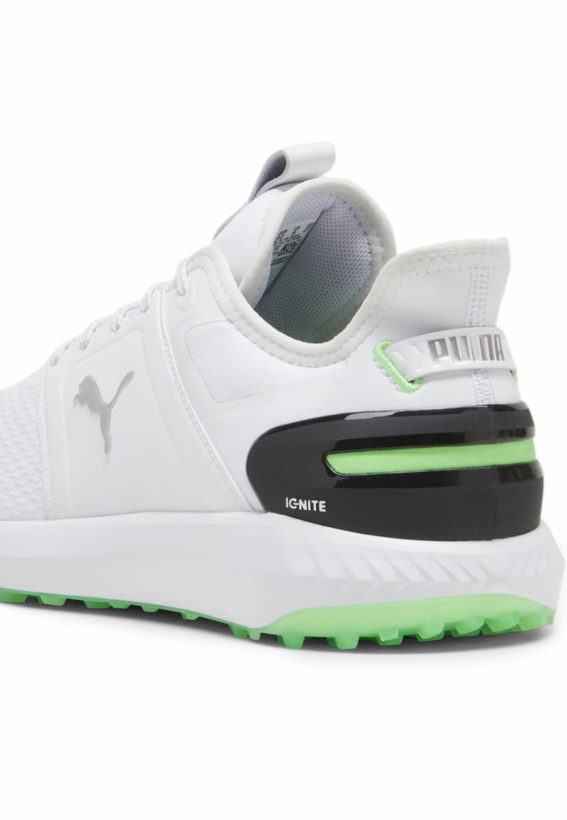 Puma Chaussures de Golf Ignite elevate white fluro green black Chaussures homme Puma