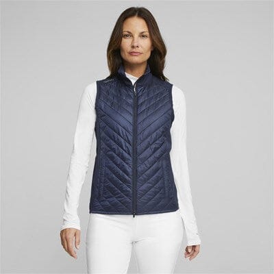 PUMA VESTE sans manches HIVER FEMME MATELASSEE Navy