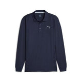 PUMA POLO MANCHE LONGUE NAVY Hauts Puma