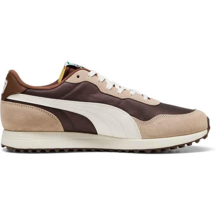 Puma  Chaussures de golf Helsinki G Fudge / Birch / Warm White - GolfCenter.fr