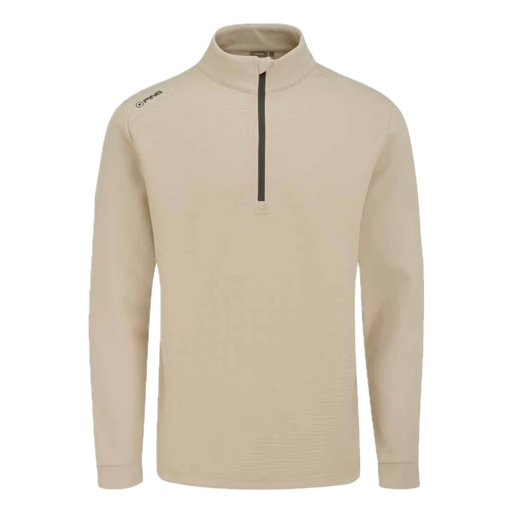 Ping Pull polaire demi-zip Reg Craie