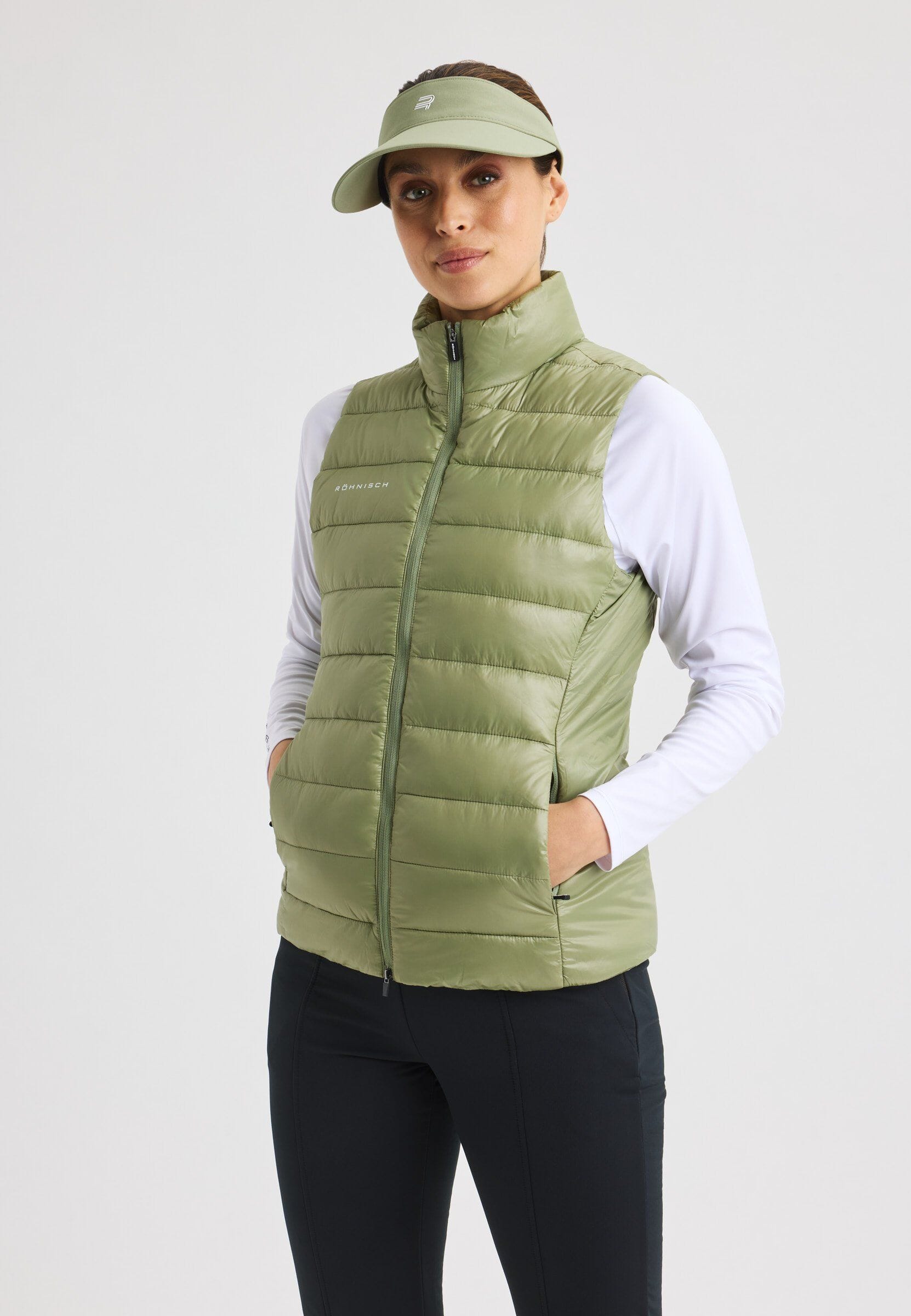 Rohnisch doudoune sans manches Airlite sage green