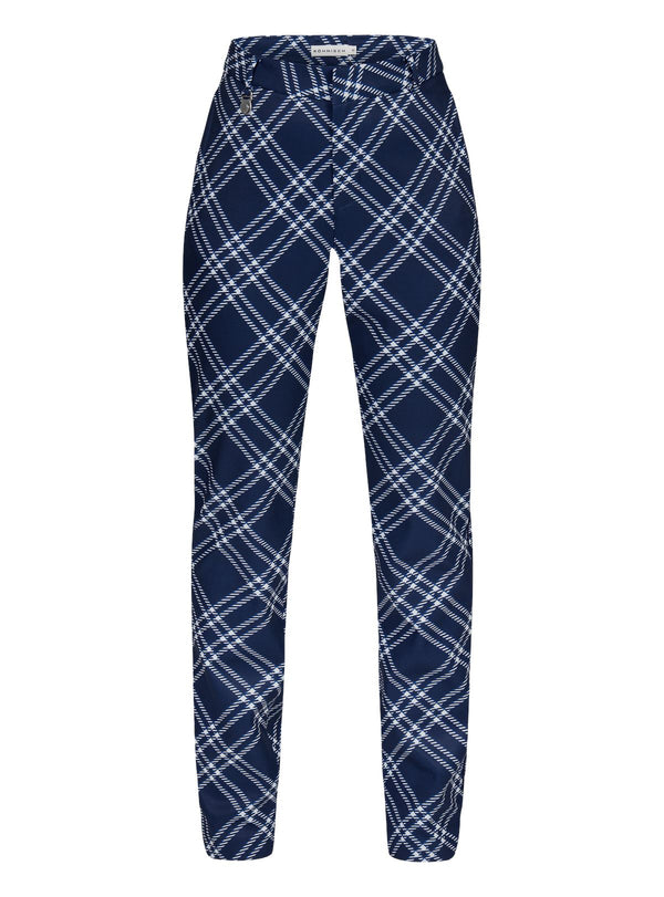 Röhnisch Lexi pantalon 30, Oversize Navy Check Pantalons femme Rohnisch