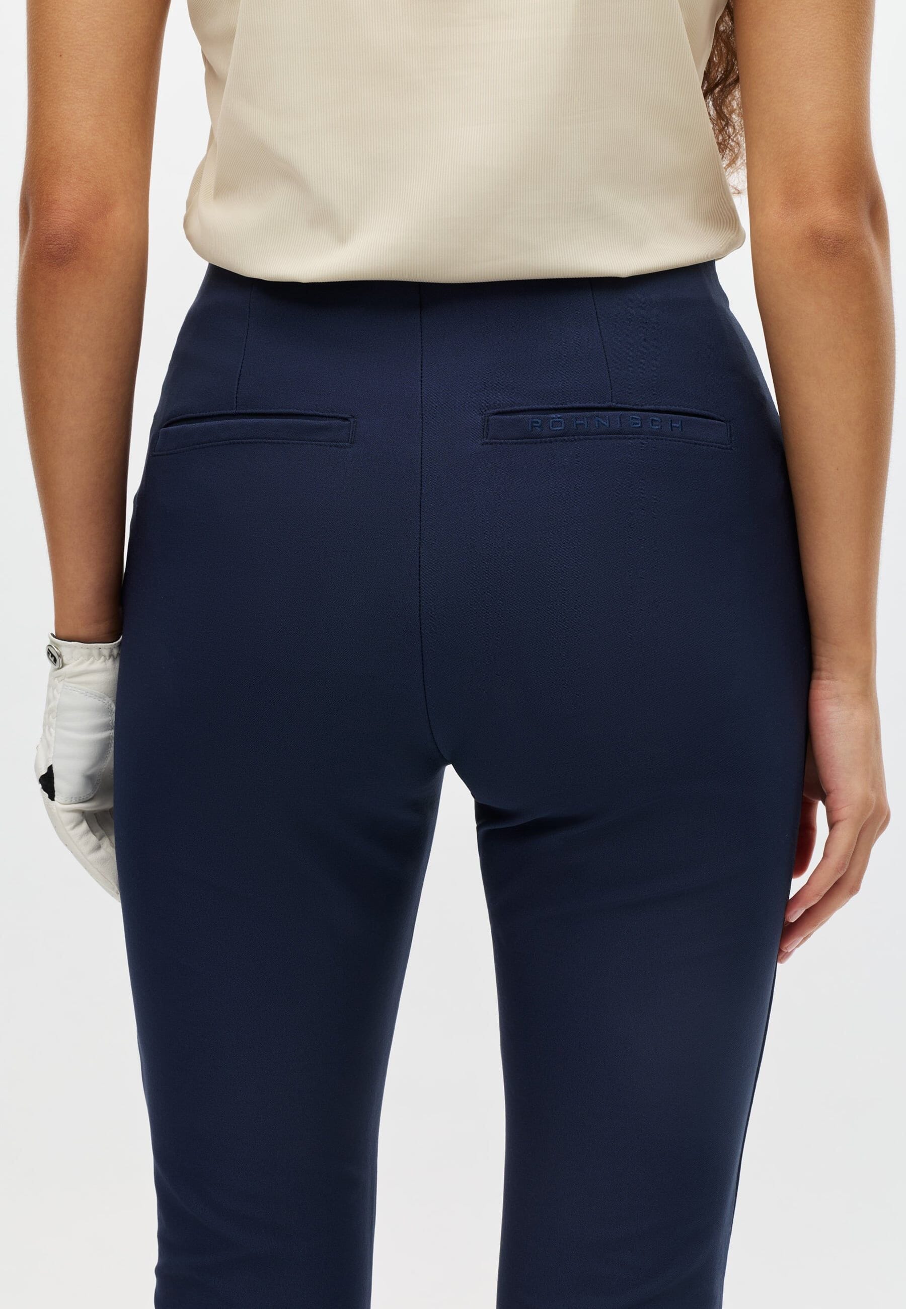 Rohnisch Pantalon Clubhouse Capri Femme Navy 2026