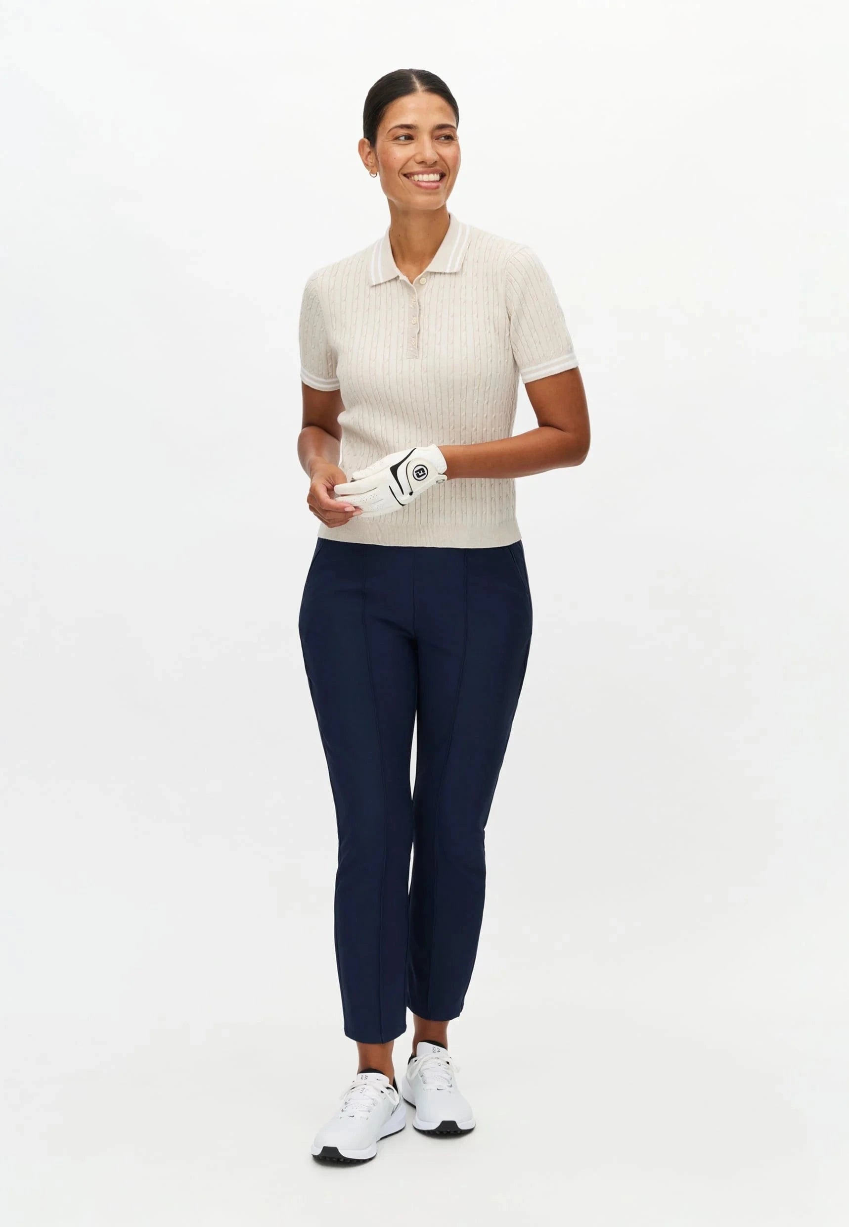 Rohnisch Pantalon Clubhouse Highwater Femme Navy 2026