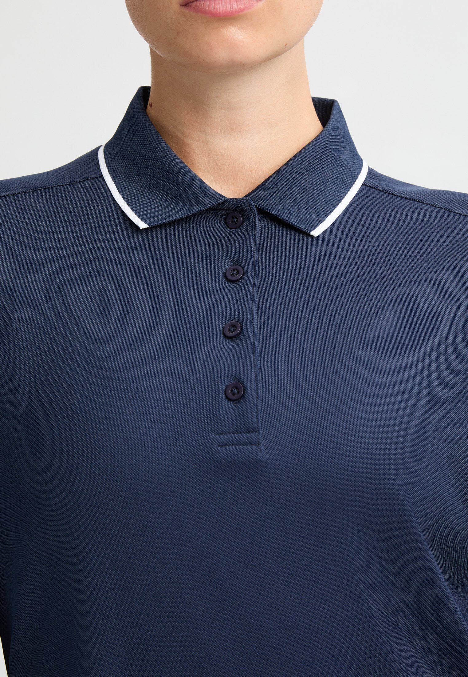 Rohnisch polo avec manche Miriam bleu Marine