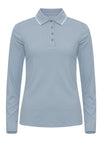 Rohnisch polo avec manche Miriam Dove blue