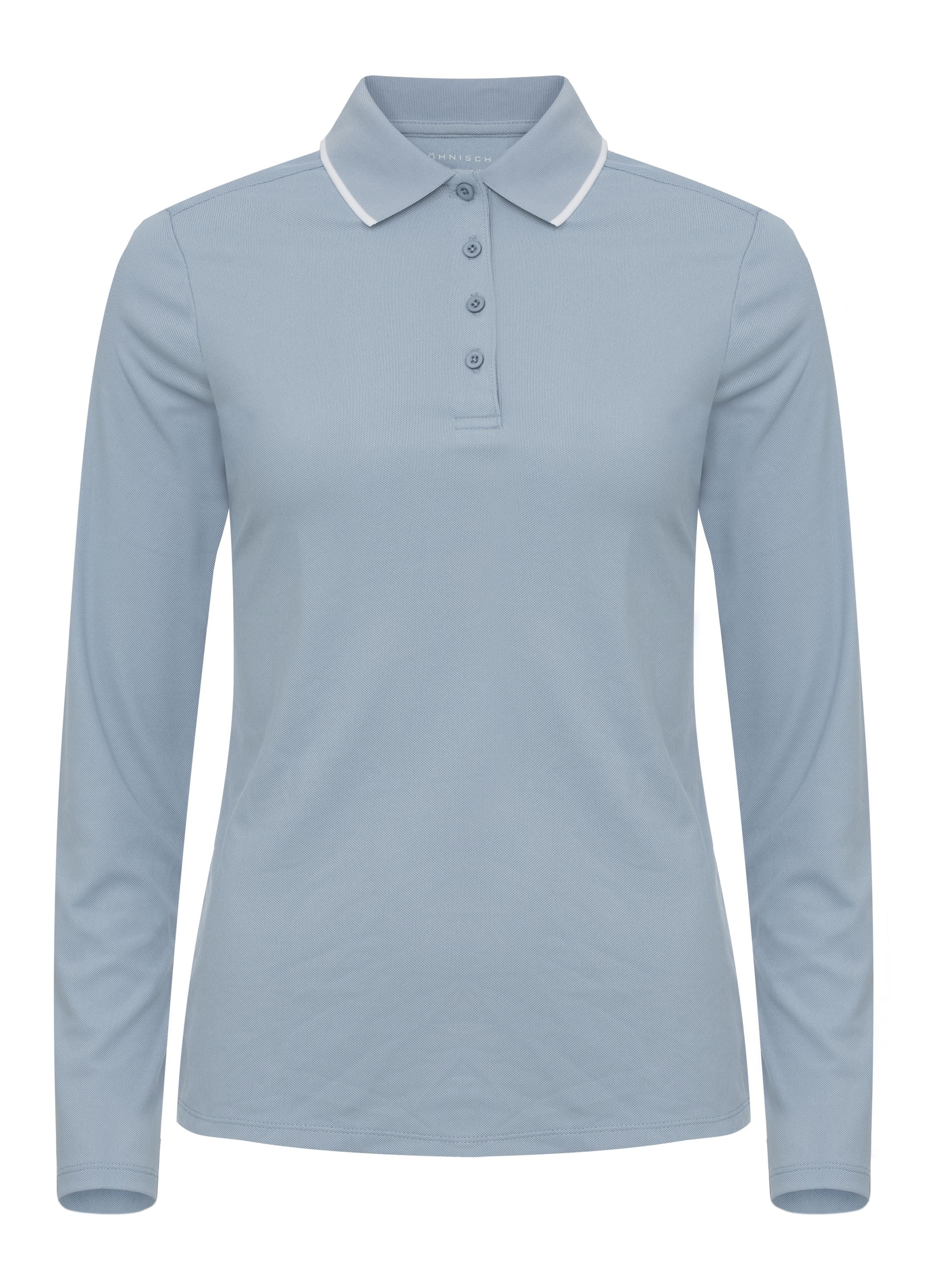 Rohnisch polo avec manche Miriam Dove blue