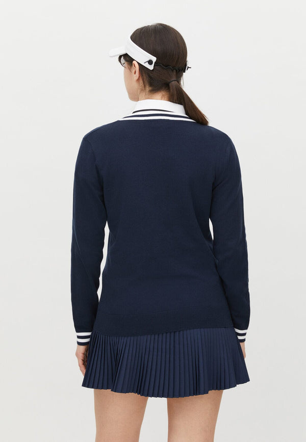 Röhnisch pull Adele knitted sweater, Navy Rohnisch