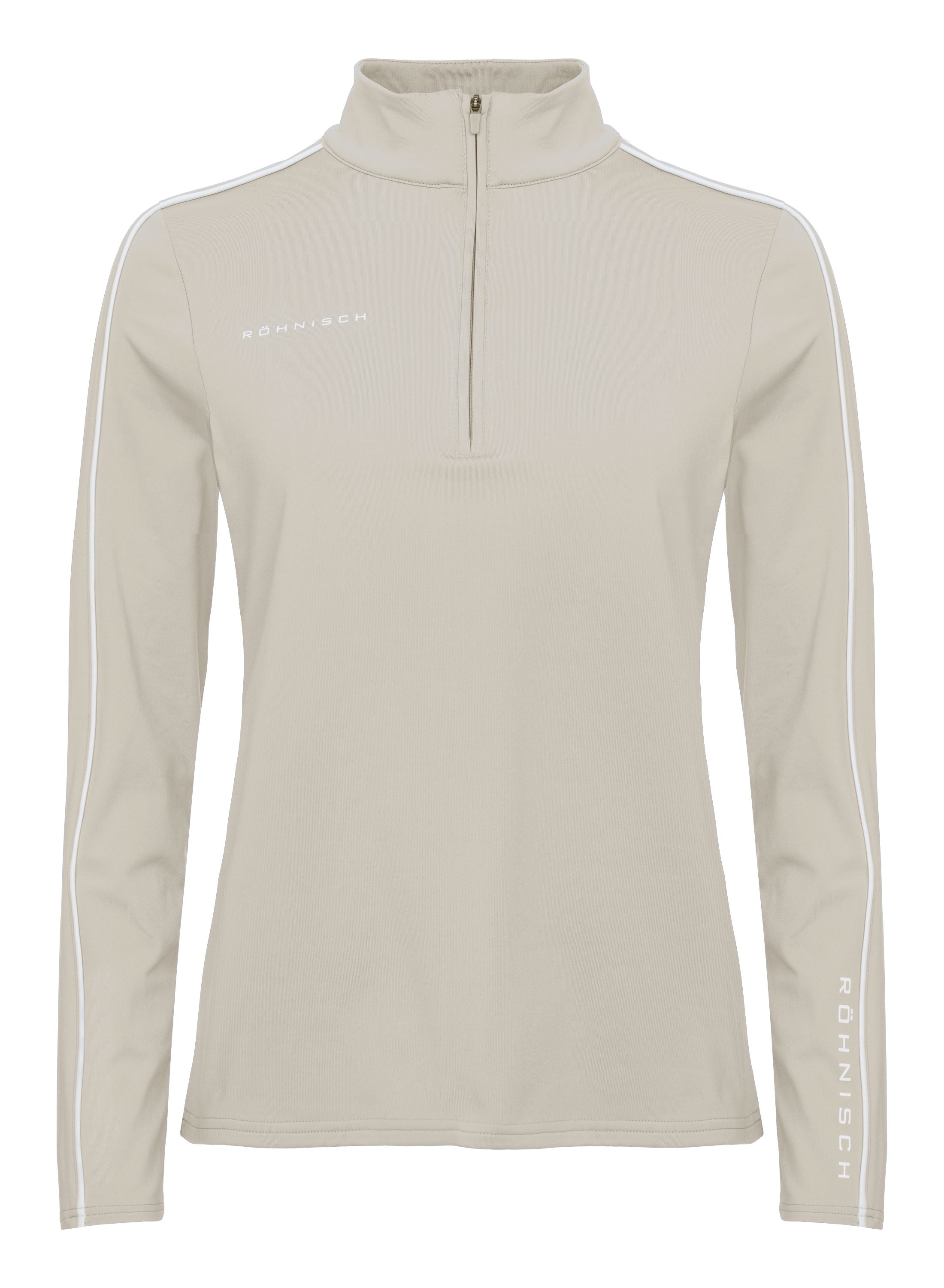 Rohnisch Pull AMIE Demi Zip beige