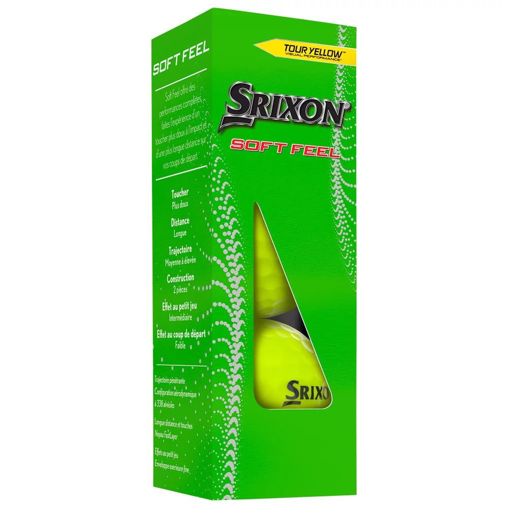 Srixon Balles Soft Feel Jaune