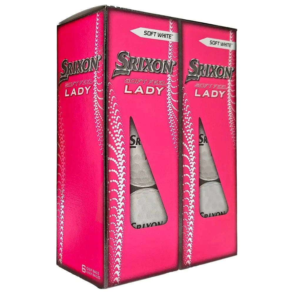 Srixon Balles Soft Feel Lady Blanche (boite de 6 balles)