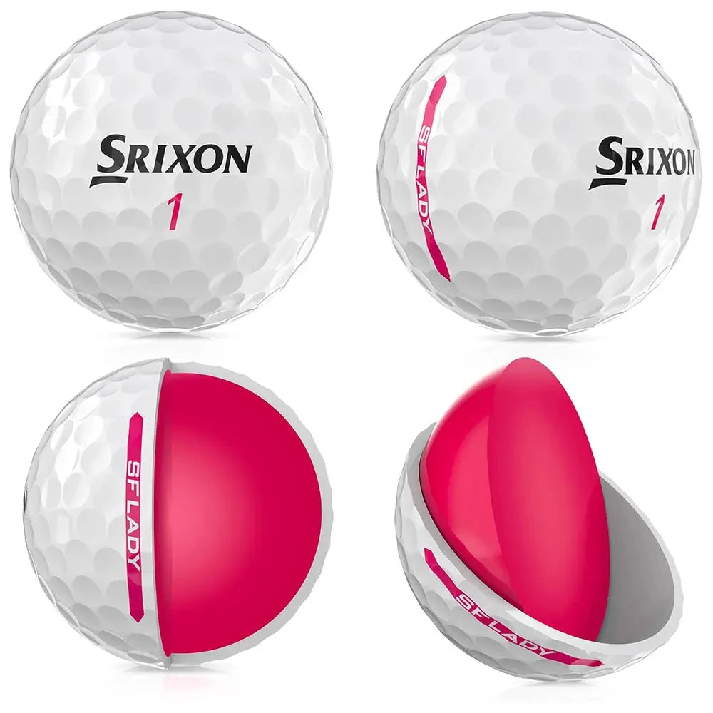Srixon Balles Soft Feel Lady Blanche (boite de 6 balles)