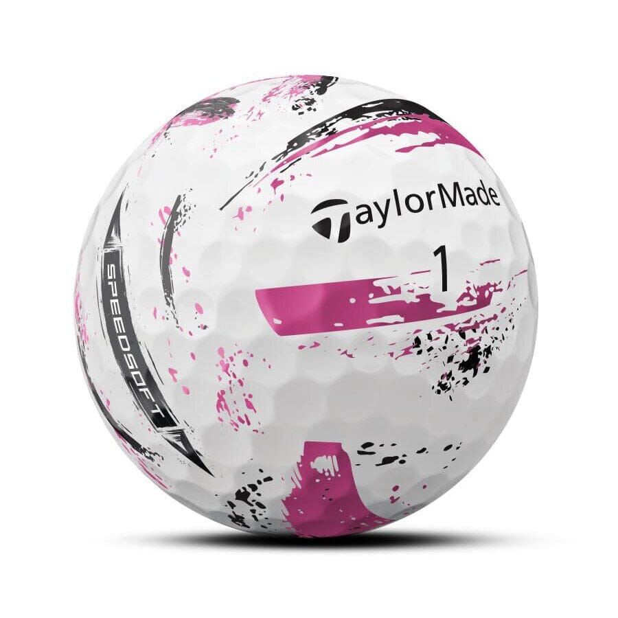TaylorMade Balles SpeedSoft Ink Multi (Boite de 12)