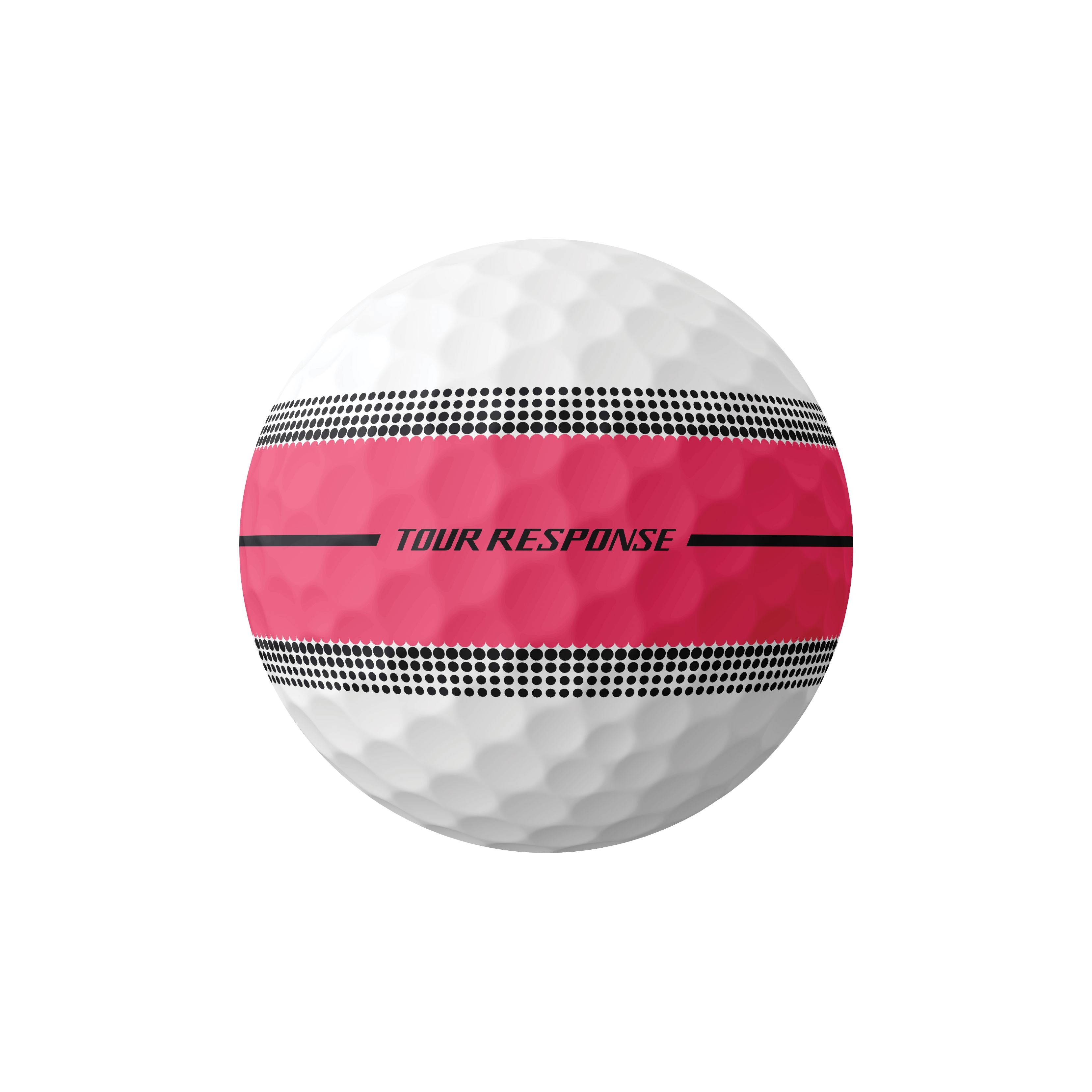 TaylorMade Balles Tour Response STRIPE 2025 (Boite de 12)